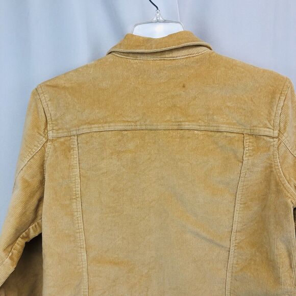 Charter Club Women's Plus Size 16 Corduroy Blazer Jacket Golden Yellow - Picture 10 of 11